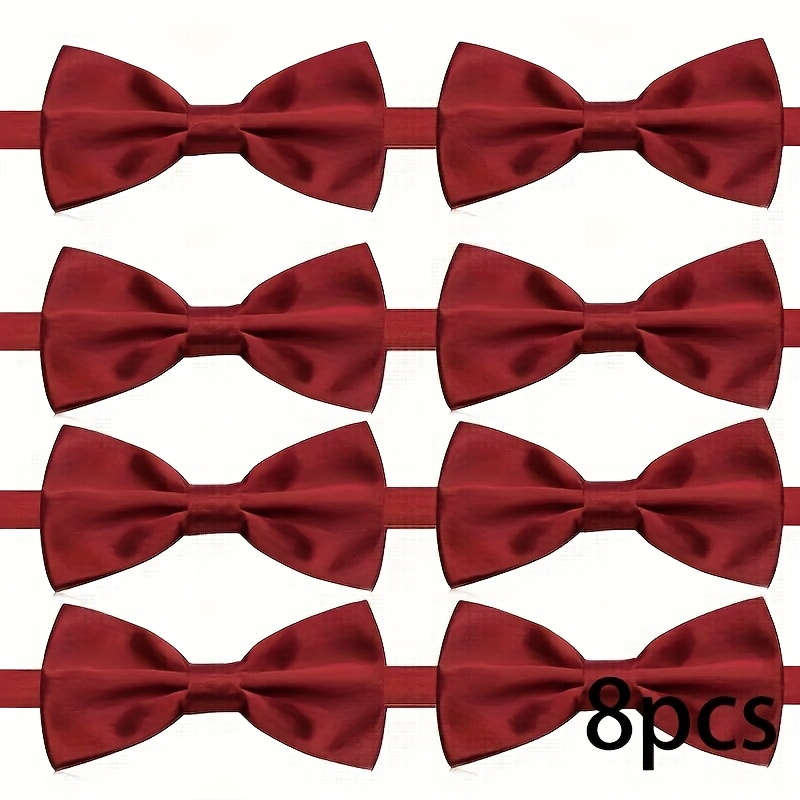 Men'S Formal Wear Bow Ties - 8 Stück/12 Stück vorgebundene, verstellbare Fliege