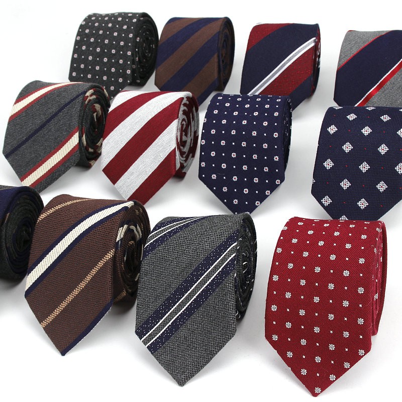 Men'S Formal Wear Bow Ties - Männer Krawatte Schmale Baumwolle Gestreiften Krawatte