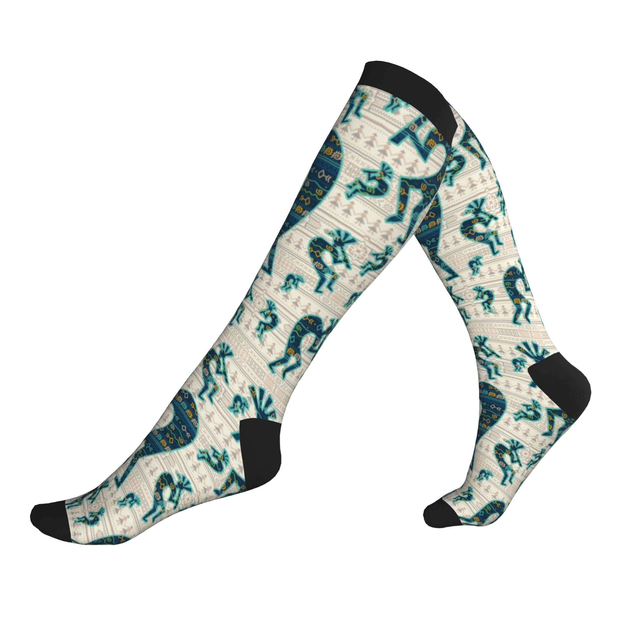 Men'S Ethnic & Formal Designer Wear Studio S - Kokopelli mit ethnischem Muster auf Tribal-Muster,