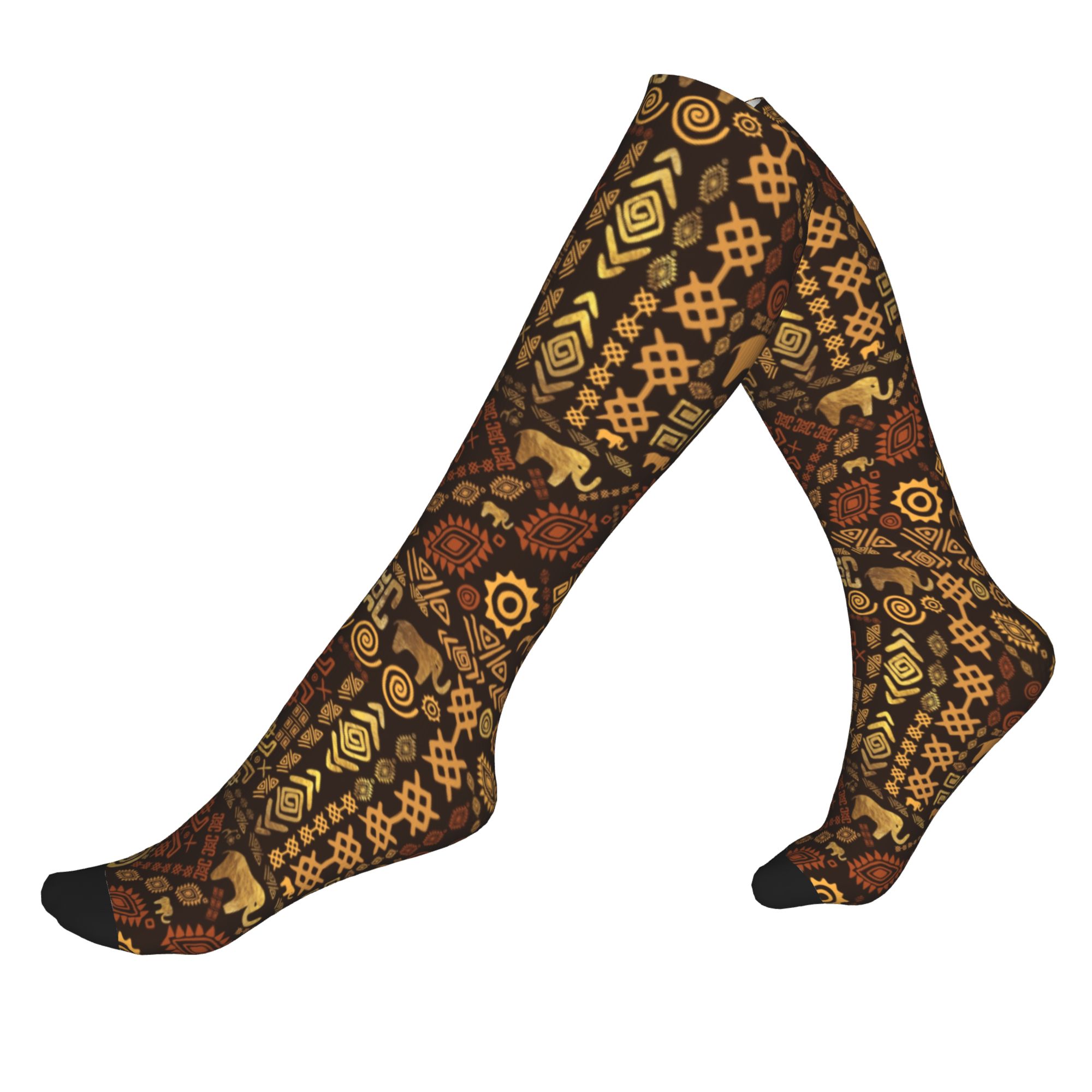 Men'S Ethnic & Formal Designer Wear Studio S - Lustige bedruckte afrikanische Mudcloth-Socken für Damen