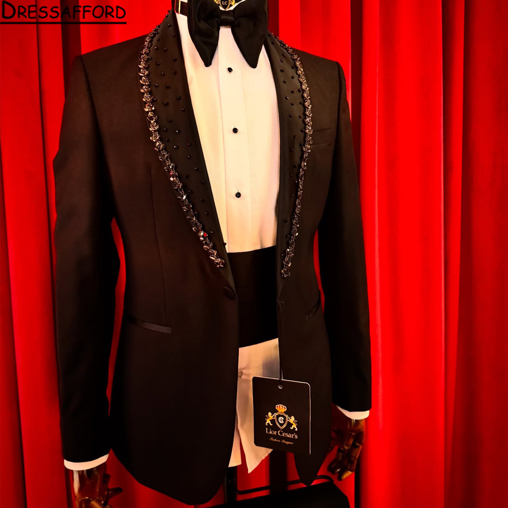 Men'S Formal Wear Jewelry - Luxuriöse Hochzeitsanzüge für den Bräutigam mit