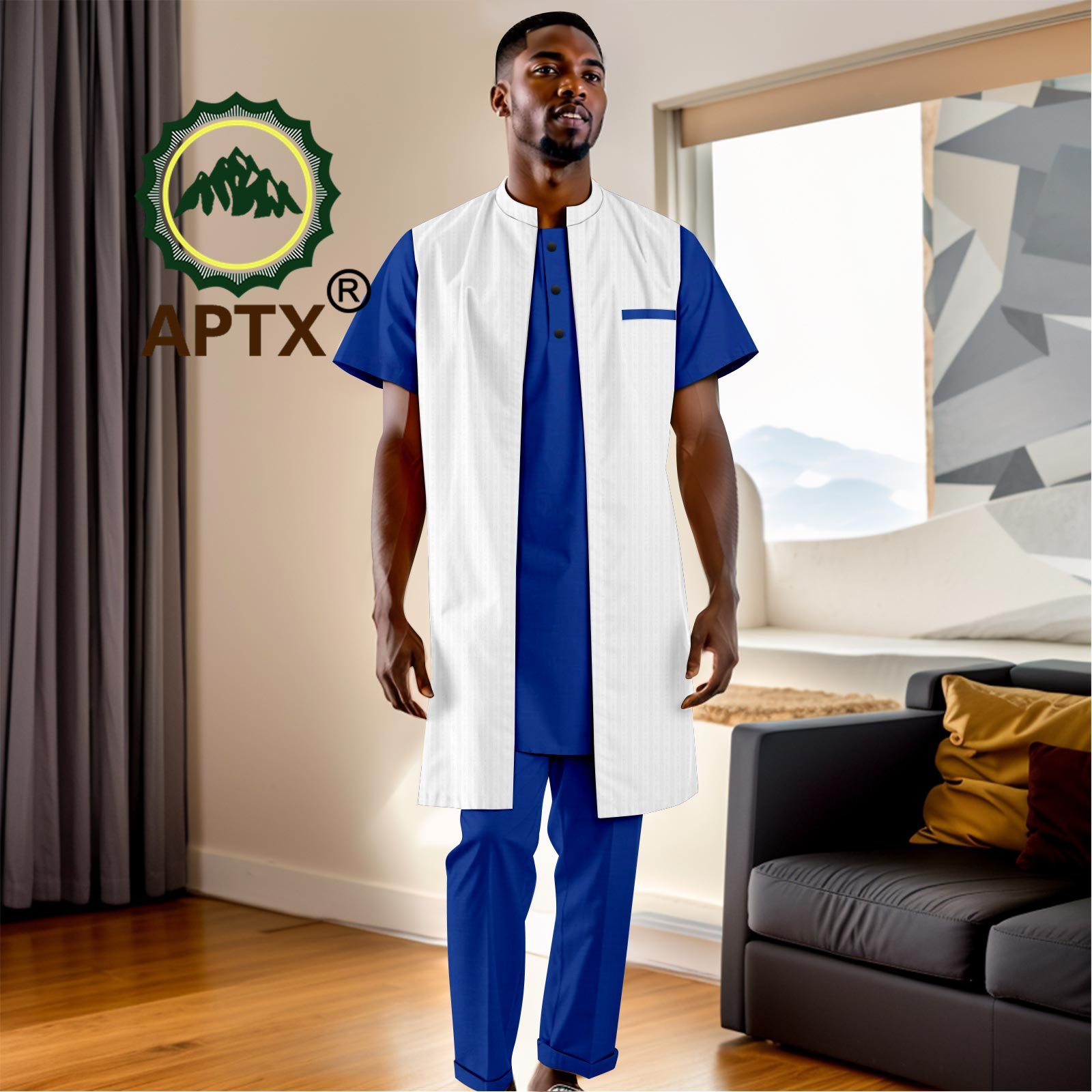 Men Formal Party Wear Shirt - Afrikanische Kleidung für Männer, traditioneller Anzug,