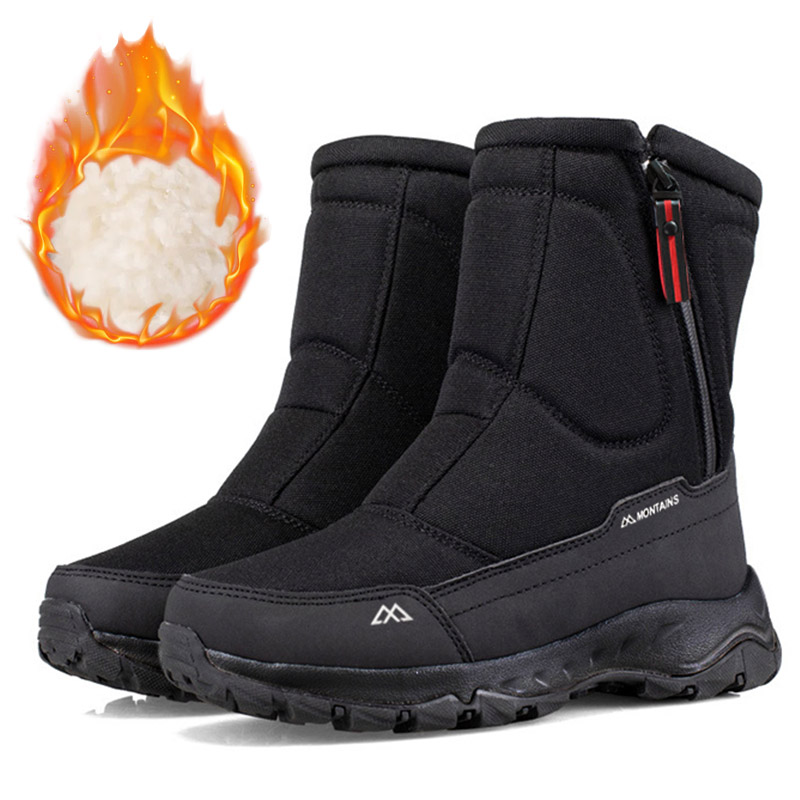 Men'S Ethnic & Formal Designer Wear Studio S - Herren-Winterstiefel, wasserdicht, isoliert, warm, innen, bequem,