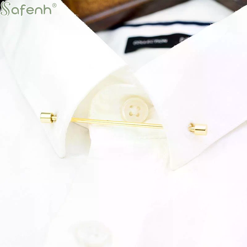 Zylinder-Kragenklammer Herren- – Men Formal Party Wear Shirt Bewertung und Preis
