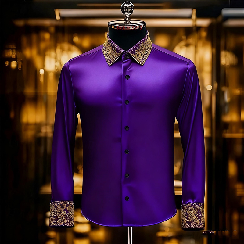 Exquisites Blumenhemd für Herr – Men Formal Party Wear Shirt Bewertung und Preis