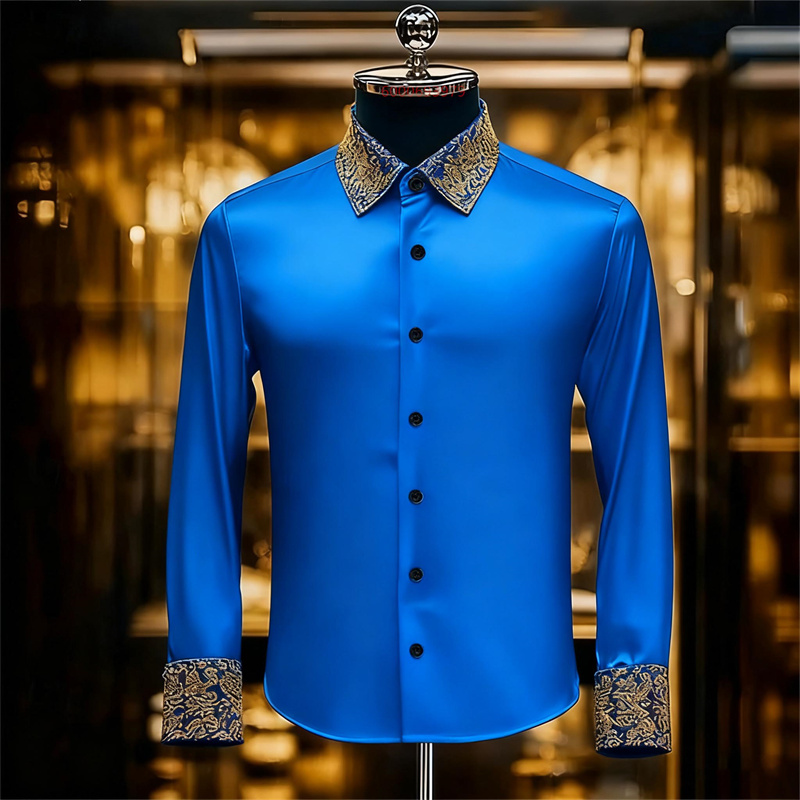 Exquisites Blumenhemd für Herr – Men Formal Party Wear Shirt Bewertung und Preis
