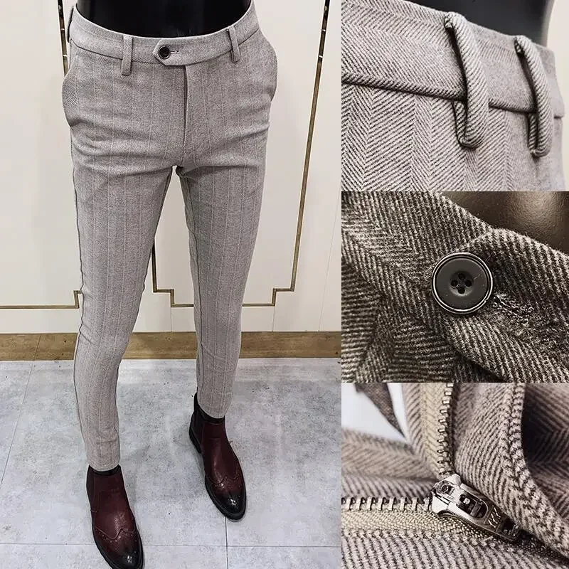 Herbst Winter Verdickte Woolen – Men Formal Wear Office Bewertung und Preis
