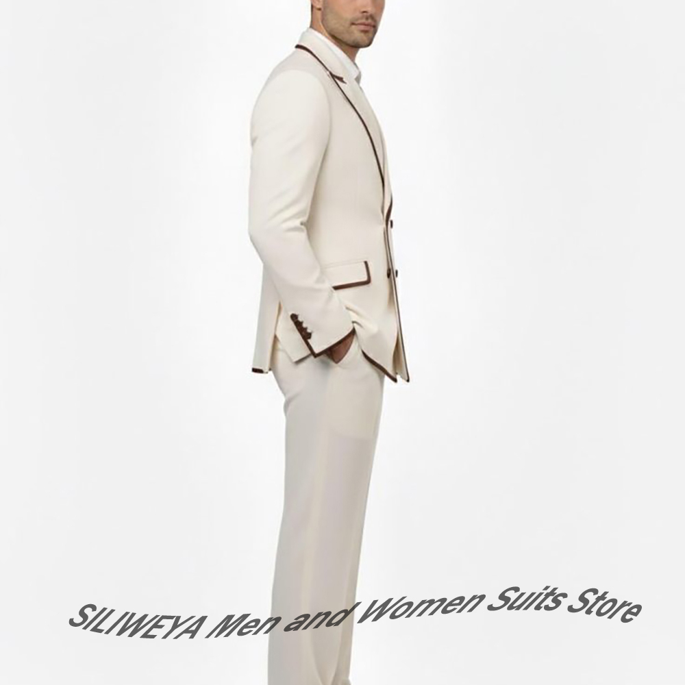 Stilvolles zweireihiges Herren – Men Formal Wear Brown Bewertung und Preis