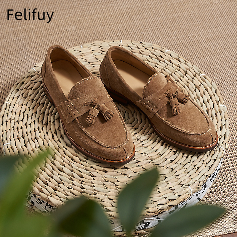 Neue braune Herren-Loafer aus  – Men Formal Wear Brown Bewertung und Preis
