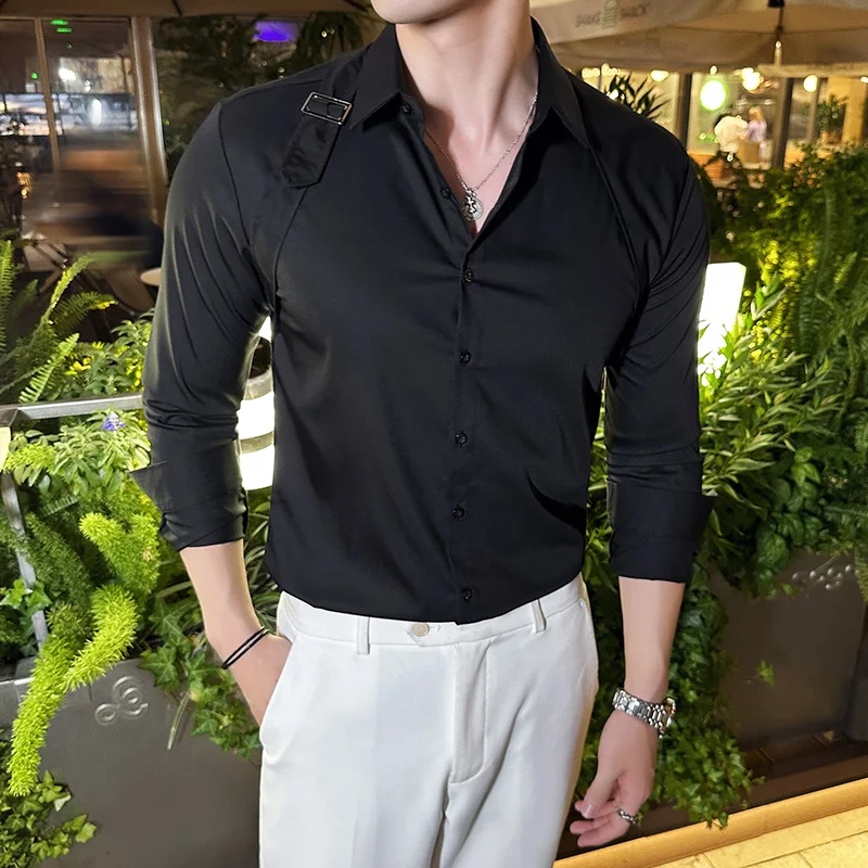Herren-Kleid, Hemd, Gürtel-Des – Men Formal Party Wear Shirt Bewertung und Preis
