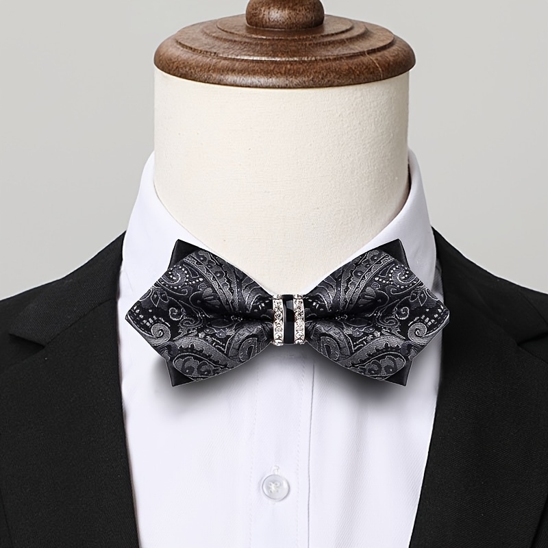 Herren-Jacquard-Satinfliege mi – Men'S Formal Wear Bow Ties Bewertung und Preis