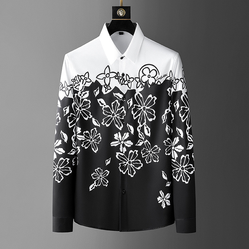 Luxus Hohe Qualität Herren Vin – Men Formal Party Wear Shirt Bewertung und Preis