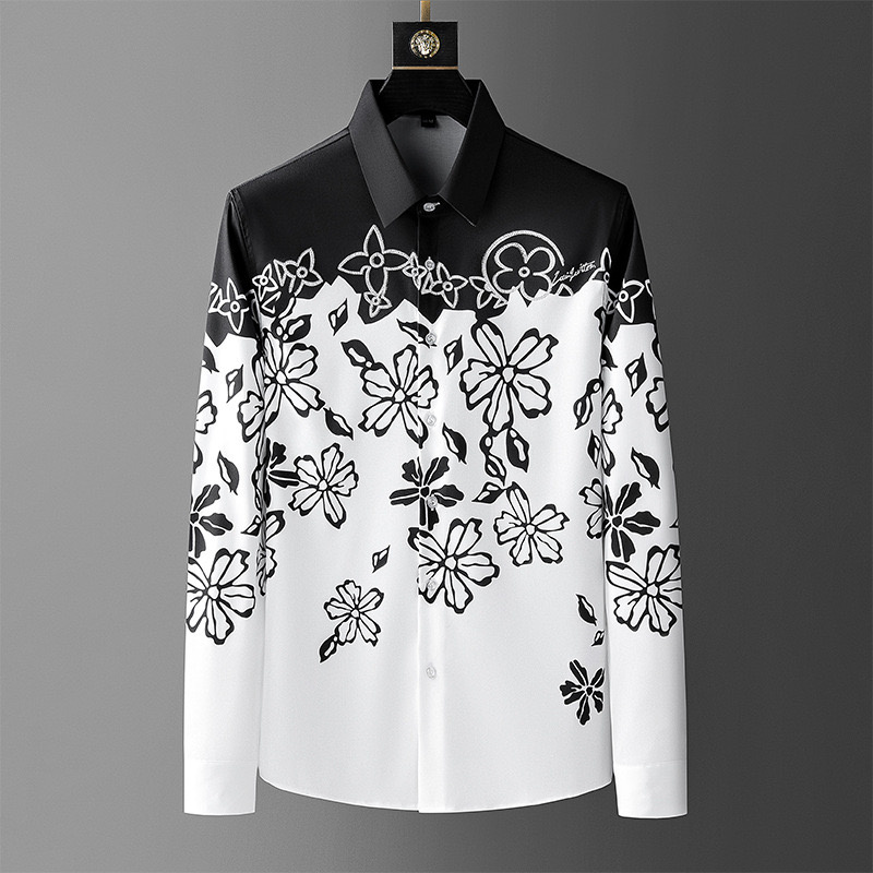 Luxus Hohe Qualität Herren Vin – Men Formal Party Wear Shirt Bewertung und Preis