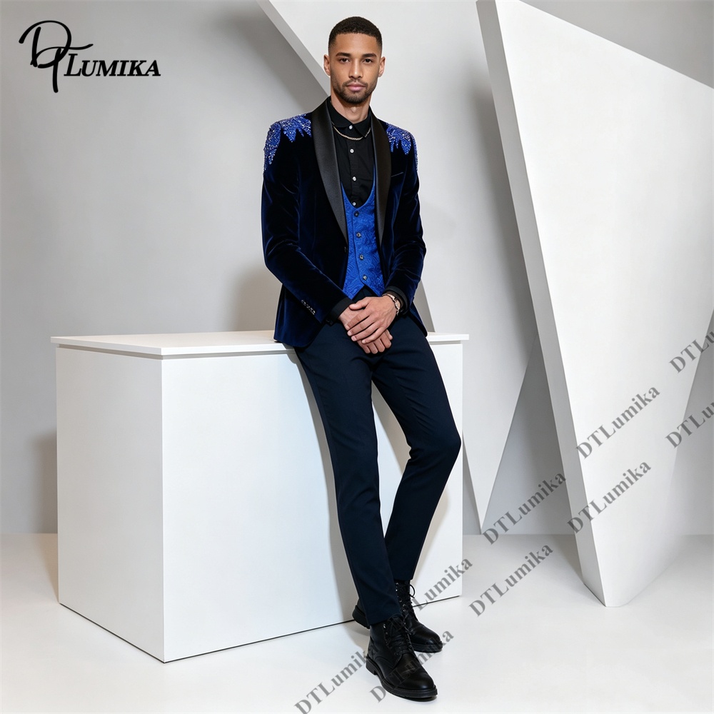Peagent Herren 3-teiliger Samt – Men Formal Wear Office Bewertung und Preis