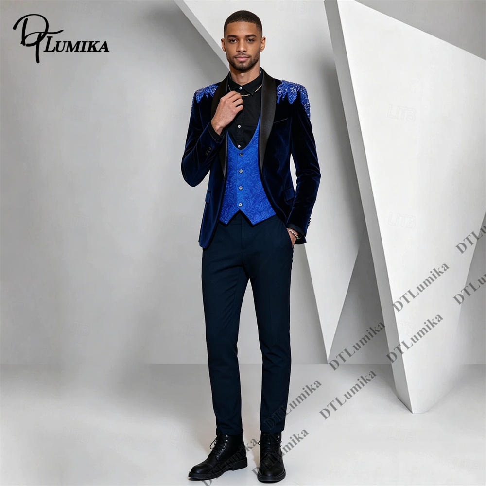 Peagent Herren 3-teiliger Samt – Men Formal Wear Office Bewertung und Preis