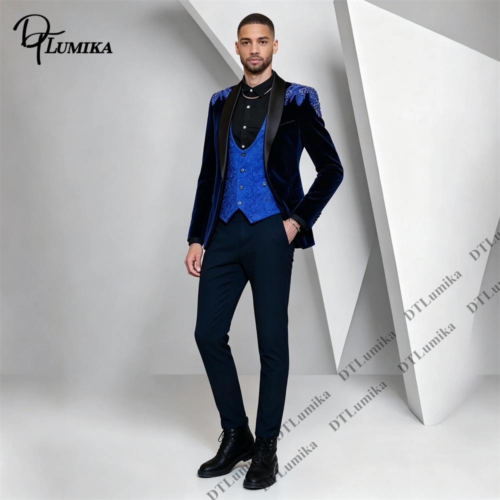 Peagent Herren 3-teiliger Samt – Men Formal Wear Office Bewertung und Preis
