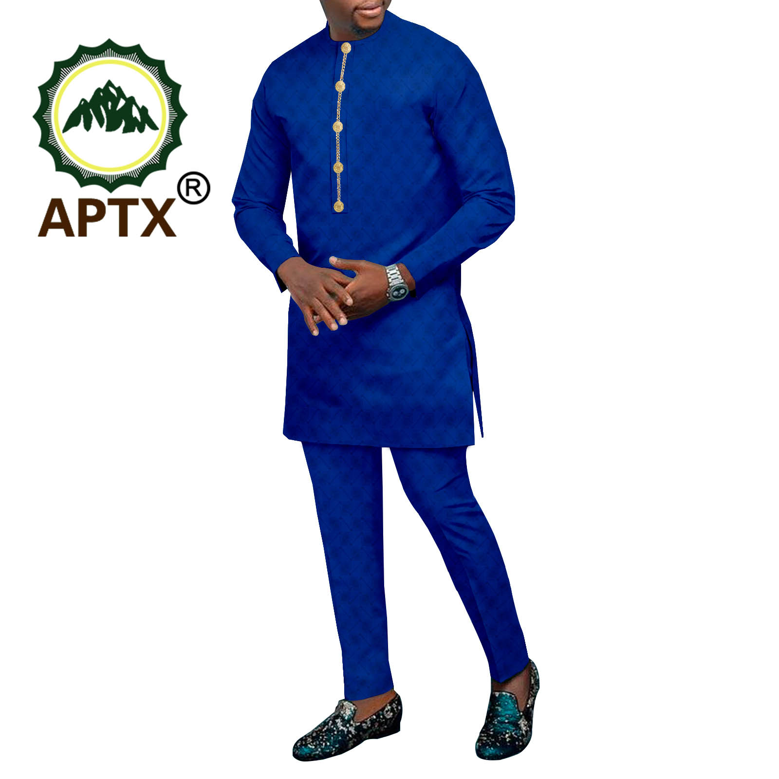 Dashiki Bedrucktes langes Hemd – Men Formal Party Wear Shirt Bewertung und Preis