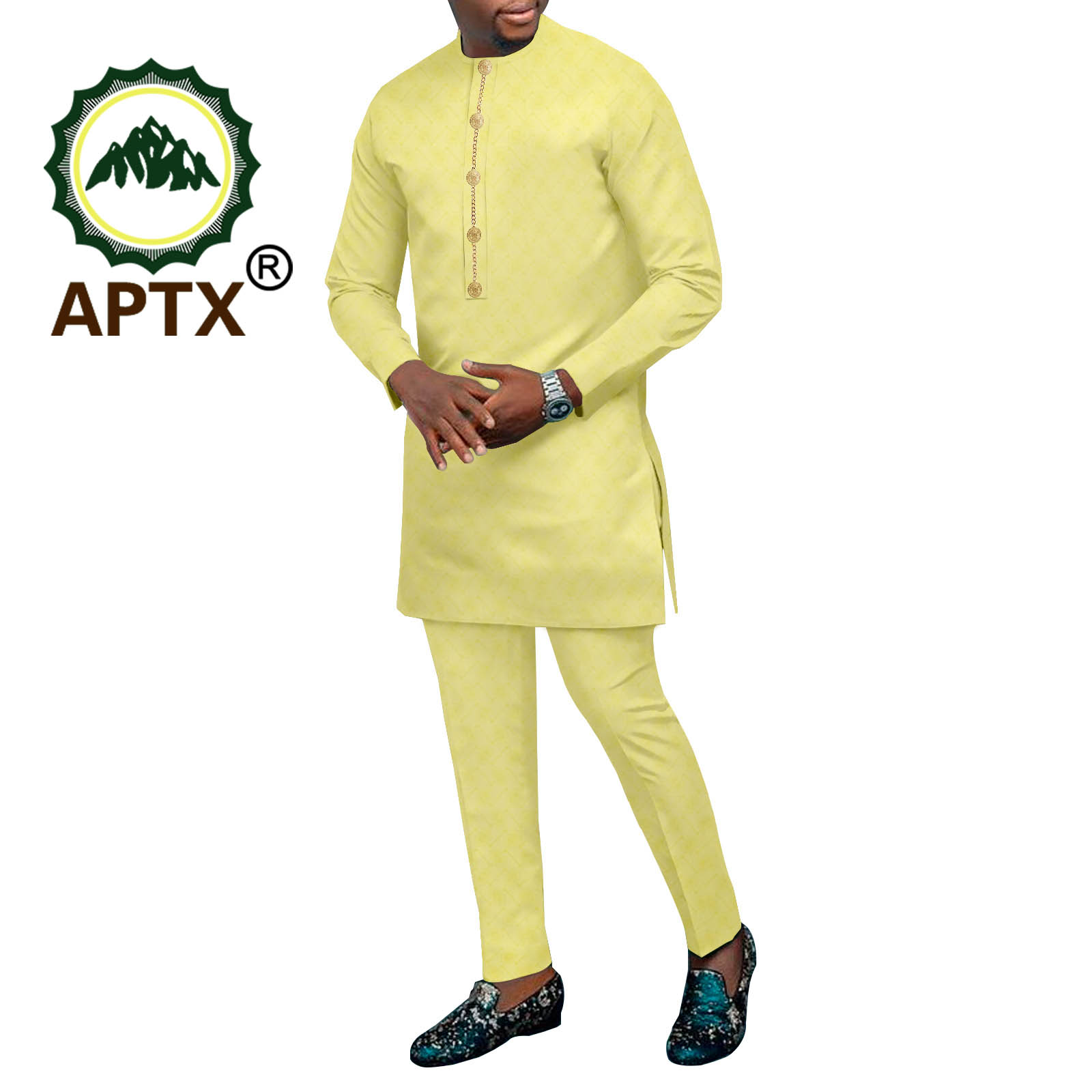 Dashiki Bedrucktes langes Hemd – Men Formal Party Wear Shirt Bewertung und Preis