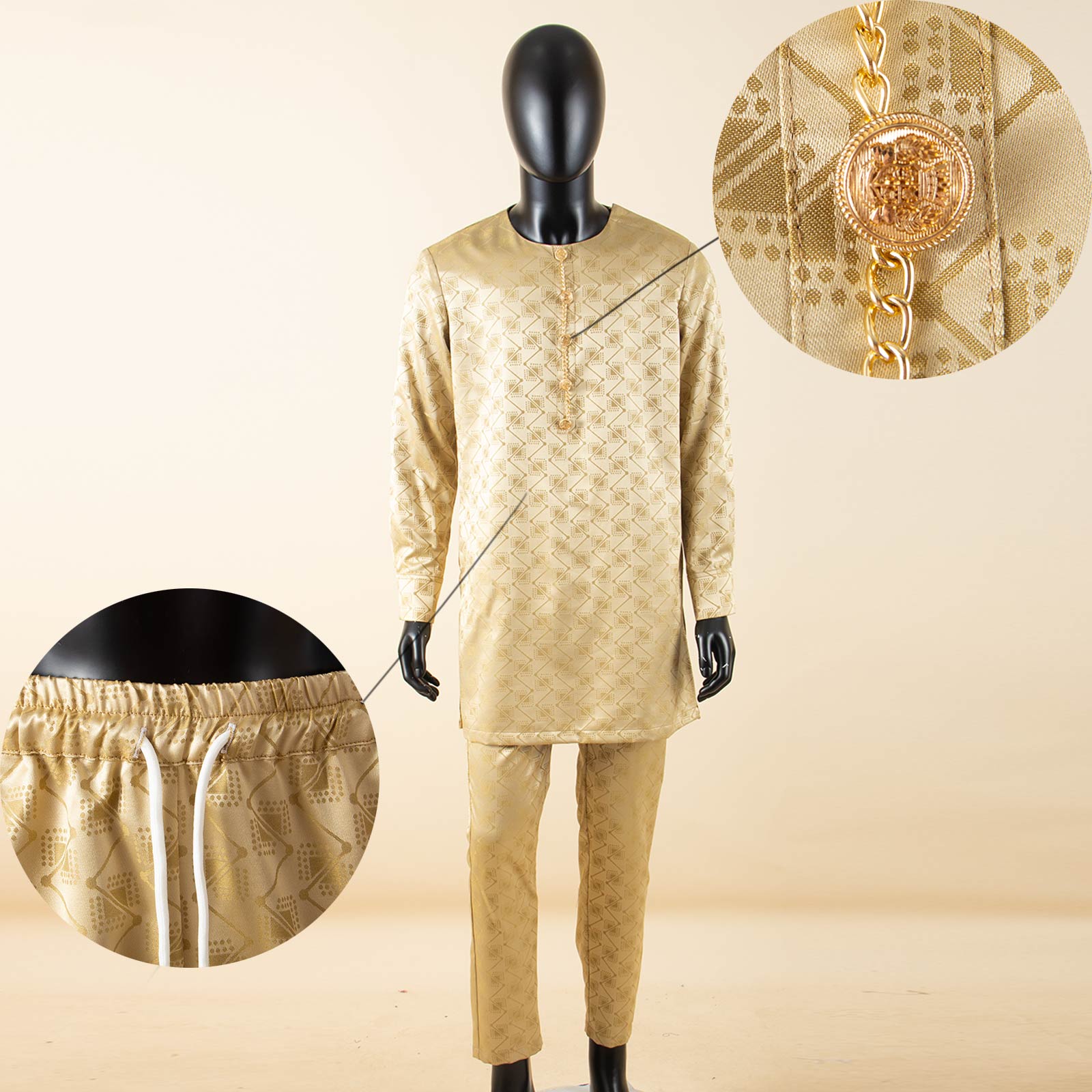 Dashiki Bedrucktes langes Hemd – Men Formal Party Wear Shirt Bewertung und Preis