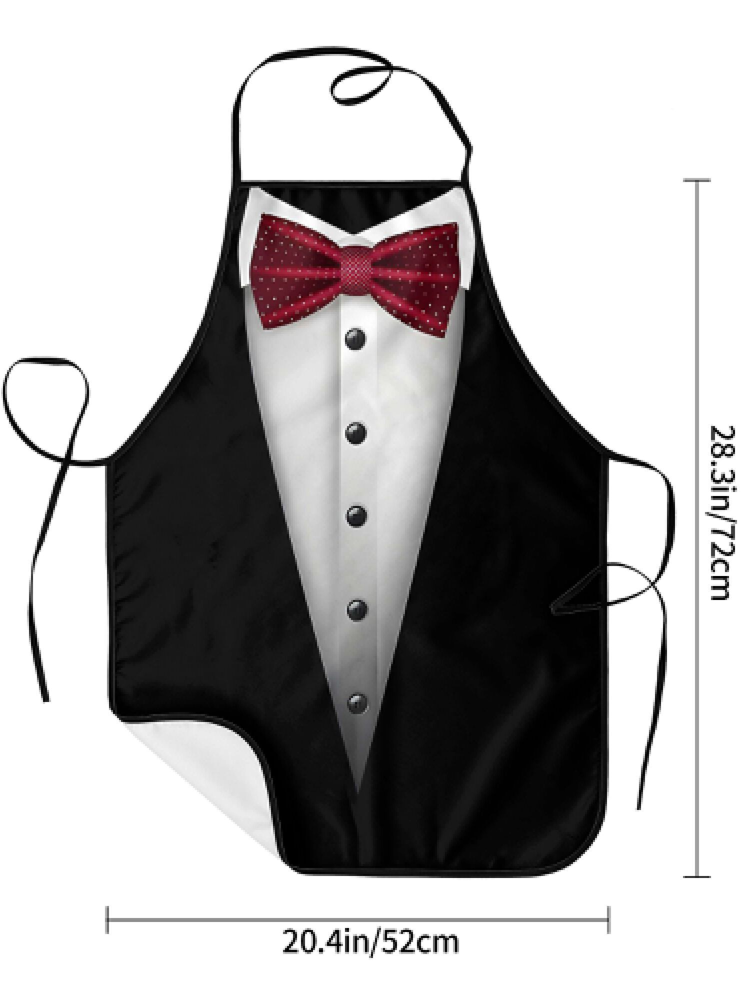 Tuxedo-Schürze, rote Fliege, K – Men'S Formal Wear Bow Ties Bewertung und Preis